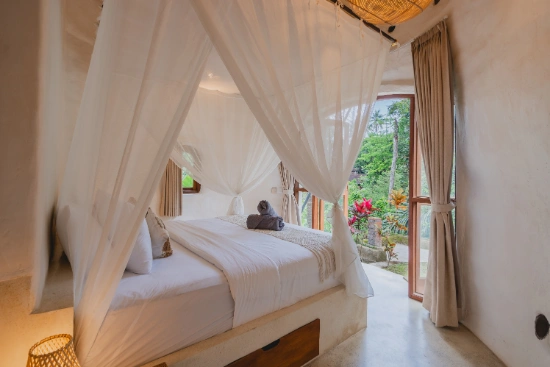 King Size Bedrooms - villa in Ubud