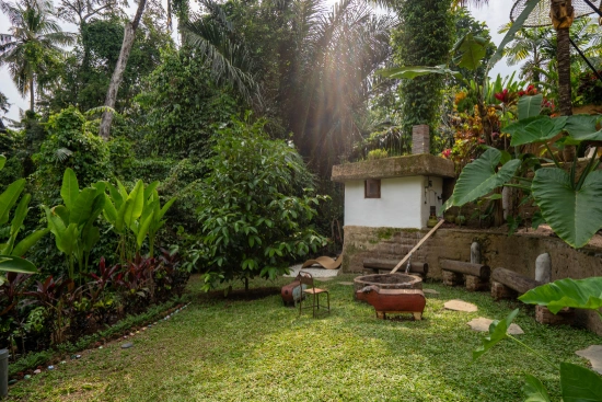 Villa with lush garden and jungle views in Ubud, Bali